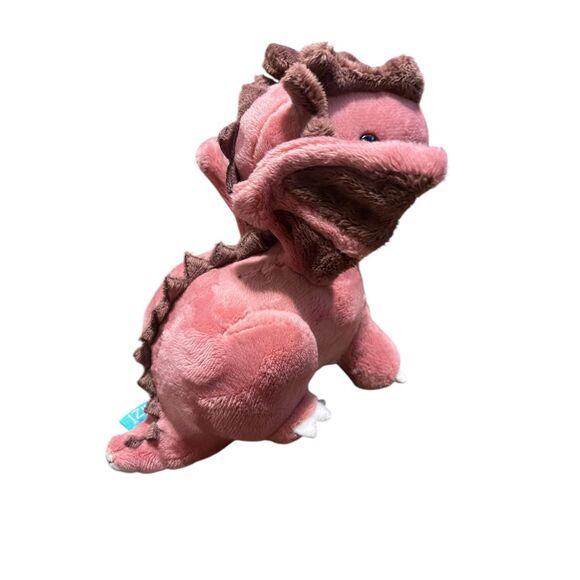 Bellzi Pink Mini Draggi the Dragon Plush Stuffed Animal Toy - Picture 4 of 14